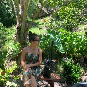 Ethnic print summer dress